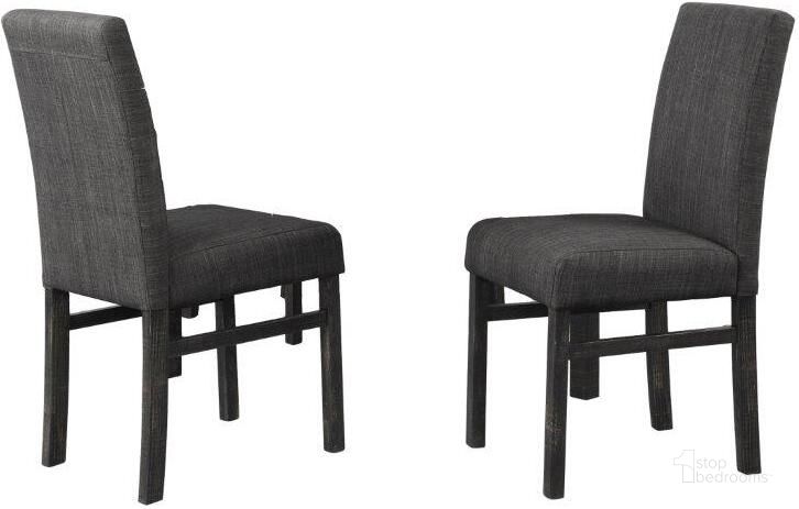 The appearance of Vitaliya 19.5 Inch Wood Dining Side Chair Set of 2 In Black designed by Best Master Furniture in the transitional interior design. This black piece of furniture  was selected by 1StopBedrooms from Vitaliya Collection to add a touch of cosiness and style into your home. Sku: CD038DWC. Material: Wood. Product Type: Side Chair. Image1
