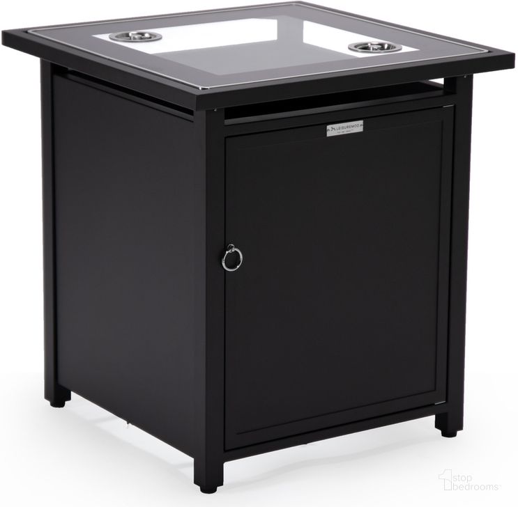 The appearance of Walbrooke Patio Square Tank Holder In Black designed by LeisureMod in the modern / contemporary interior design. This black piece of furniture  was selected by 1StopBedrooms from Walbrooke Collection to add a touch of cosiness and style into your home. Sku: WH20BL. Material: Aluminum. Product Type: Outdoor Accessory. Image1