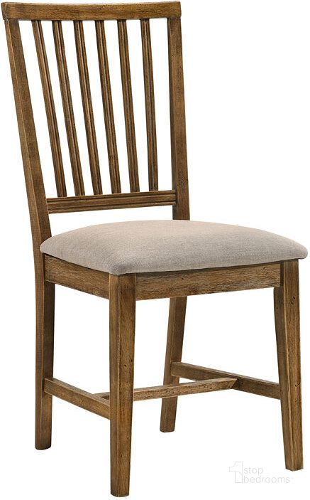 The appearance of Wallace II Side Chair (Set of 2) designed by ACME in the transitional interior design. This weathered oak piece of furniture  was selected by 1StopBedrooms from Wallace II Collection to add a touch of cosiness and style into your home. Sku: 72312. Material: Wood. Product Type: Dining Chair. Image1