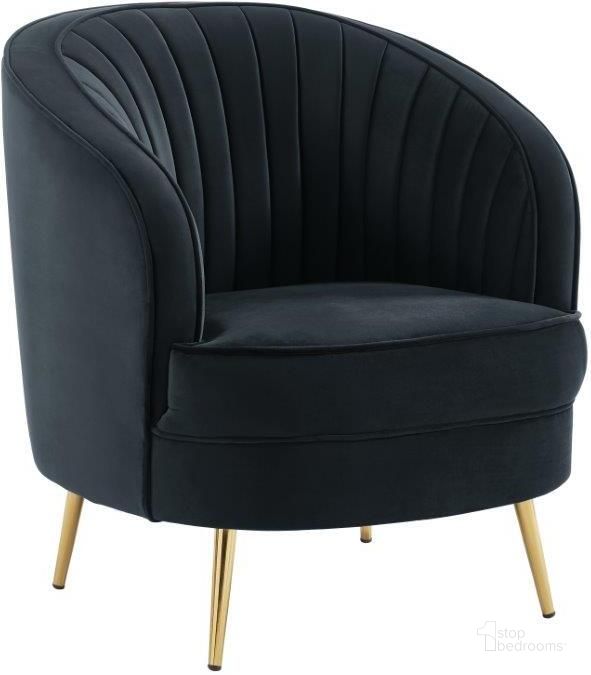 The appearance of Wallace Modern Velvet Accent Chair In Black designed by Best Master Furniture in the modern / contemporary interior design. This black piece of furniture  was selected by 1StopBedrooms from Wallace Collection to add a touch of cosiness and style into your home. Sku: HZ1925BLKCH. Product Type: Accent Chair. Material: Velvet. Image1