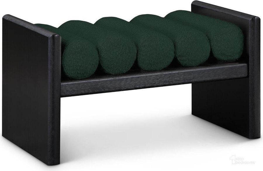 The appearance of Wallerby Green Accent and Storage Bench 0qb24403752 designed by Furnique in the modern / contemporary interior design. This green piece of furniture  was selected by 1StopBedrooms from Wallerby Collection to add a touch of cosiness and style into your home. Sku: 176Green. Product Type: Bench. Material: Rubberwood. Image1