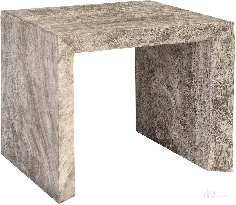 The appearance of Waterfall Side Table In Gray designed by Phillips Collection in the modern / contemporary interior design. This gray piece of furniture  was selected by 1StopBedrooms from Waterfall Collection to add a touch of cosiness and style into your home. Sku: TH101897. Material: Wood. Product Type: Side Table.