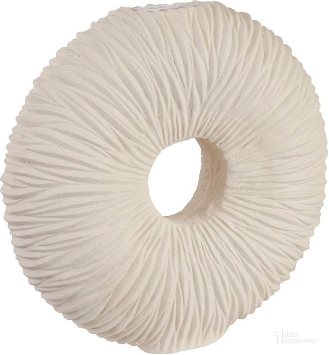 The appearance of Waves Circle Vase PH53119 designed by Phillips Collection in the modern / contemporary interior design. This off white piece of furniture  was selected by 1StopBedrooms from Outdoor Collection to add a touch of cosiness and style into your home. Sku: PH53119. Product Type: Vase. Material: Resin.