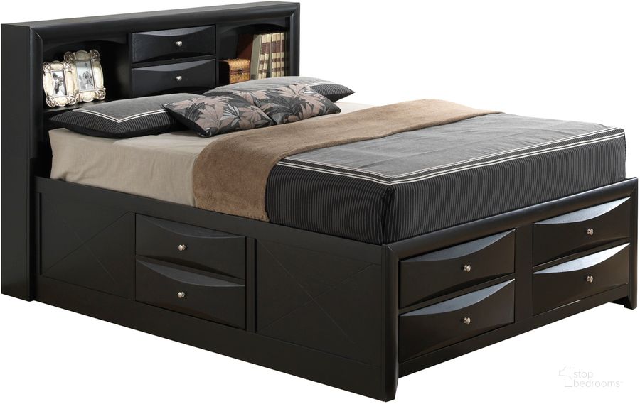 The appearance of Glory Furniture G1500 Full Storage Bed in Black designed by Glory in the traditional interior design. This black piece of furniture  was selected by 1StopBedrooms from G1500 Collection to add a touch of cosiness and style into your home. Sku: G1500G-FSB3-Full STGE Bed HDBD;G1500G-FSB3-Full STGE Bed FTBD;G1500G-FSB3-Full STGE Bed Rails;G1500G-FSB3-Full STGE Bed Drawers for Rails;G1500G-FSB3-Full STGE Bed Drawers for FTBD;G1500G-FSB3-Full STGE Bed Drawers for FTBD. Bed Type: Storage Bed. Material: Wood. Product Type: Storage Bed. Bed Size: Full. Image1