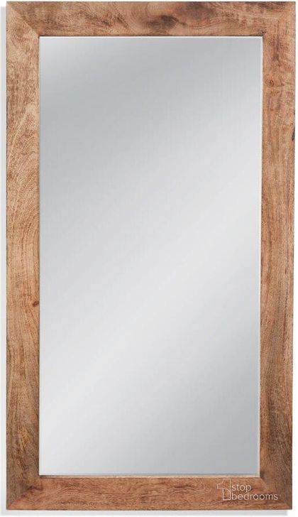 The appearance of Weir Natural Wall Mirror designed by Bassett Mirror Company in the rustic / southwestern interior design. This natural piece of furniture  was selected by 1StopBedrooms from Weir Collection to add a touch of cosiness and style into your home. Sku: M4504EC. Product Type: Wall Mirror.