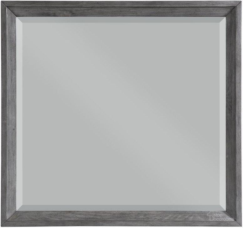 The appearance of West End Gray Mirror designed by Homelegance in the transitional interior design. This gray piece of furniture  was selected by 1StopBedrooms from West End Collection to add a touch of cosiness and style into your home. Sku: 1566GY-6. Material: Wood. Product Type: Dresser Mirror. Image1