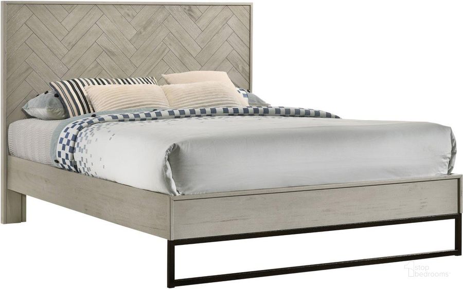 The appearance of Weston Grey Stone King Bed designed by Meridian in the transitional interior design. This grey stone piece of furniture  was selected by 1StopBedrooms from Weston Collection to add a touch of cosiness and style into your home. Sku: Weston-K-1;Weston-K-2;Weston-K-3. Bed Type: Platform Bed. Product Type: Platform Bed. Bed Size: King. Image1