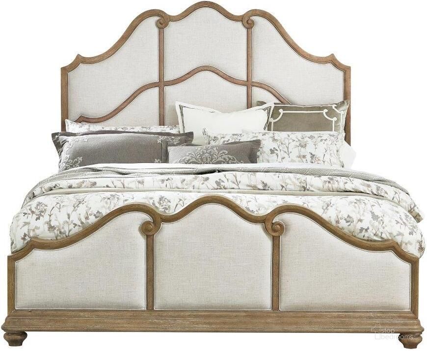 The appearance of Weston Hills California King Upholstered Bed designed by Pulaski in the traditional interior design. This natural piece of furniture  was selected by 1StopBedrooms from Weston Collection to add a touch of cosiness and style into your home. Sku: P293180;P293181;P293187. Bed Type: Panel Bed. Material: Wood. Product Type: Panel Bed. Bed Size: California King. Image1