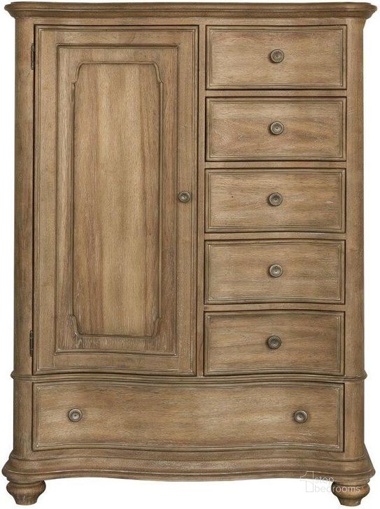 The appearance of Weston Hills Door Chest designed by Pulaski in the traditional interior design. This natural piece of furniture  was selected by 1StopBedrooms from Weston Collection to add a touch of cosiness and style into your home. Sku: P293125. Material: Wood. Product Type: Chest. Image1
