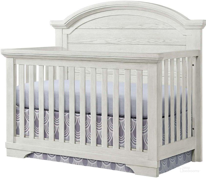 The appearance of Westwood Design Foundry Arch Top Crib In White Dove designed by Westwood Design in the modern / contemporary interior design. This white piece of furniture  was selected by 1StopBedrooms from Foundry Collection to add a touch of cosiness and style into your home. Sku: FN-CR-2715NR-WDV. Material: Wood. Product Type: Crib.
