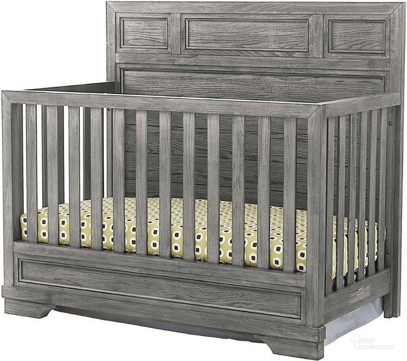 The appearance of Westwood Design Foundry Flat Top Crib In Brushed Pewter designed by Westwood Design in the modern / contemporary interior design. This pewter piece of furniture  was selected by 1StopBedrooms from Foundry Collection to add a touch of cosiness and style into your home. Sku: FN-CR-2701NR-BPT. Material: Wood. Product Type: Crib.