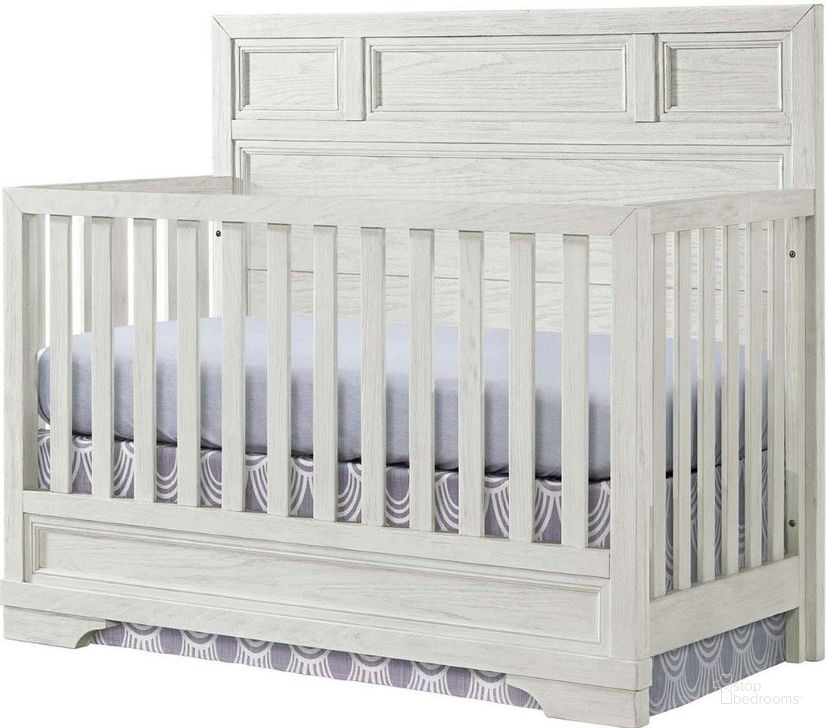 The appearance of Westwood Design Foundry Flat Top Crib In White Dove designed by Westwood Design in the modern / contemporary interior design. This white piece of furniture  was selected by 1StopBedrooms from Foundry Collection to add a touch of cosiness and style into your home. Sku: FN-CR-2701NR-WDV. Material: Wood. Product Type: Crib.