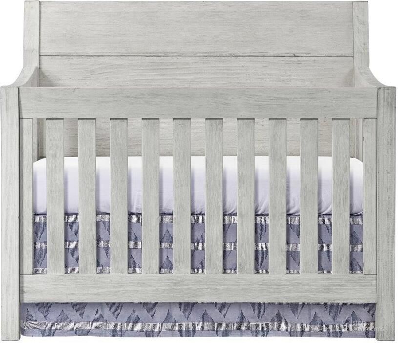 The appearance of Westwood Design Timber Ridge Convertible Crib In Weathered Washed Sierra designed by Westwood Design in the modern / contemporary interior design. This gray piece of furniture  was selected by 1StopBedrooms from Timber Ridge Collection to add a touch of cosiness and style into your home. Sku: TI-CR-6701NR-WWS. Material: Wood. Product Type: Crib. Image1