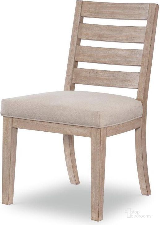 The appearance of Westwood Ladder Back Set Of 2 Side Chair designed by Legacy Classic in the modern / contemporary interior design. This weathered oak piece of furniture  was selected by 1StopBedrooms from Westwood Collection to add a touch of cosiness and style into your home. Sku: 1732-140. Product Type: Side Chair. Material: Wood Veneer. Image1