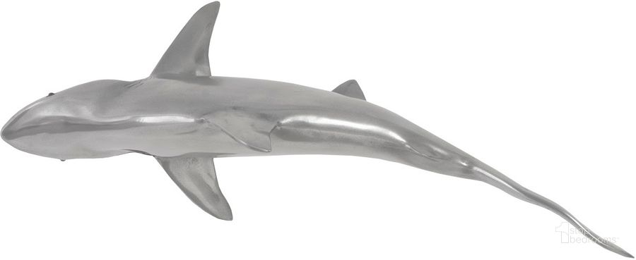 The appearance of Whaler Shark PH64546 designed by Phillips Collection in the modern / contemporary interior design. This silver piece of furniture  was selected by 1StopBedrooms from Fish Collection to add a touch of cosiness and style into your home. Sku: PH64546. Material: Resin. Product Type: Wall Decor. Image1