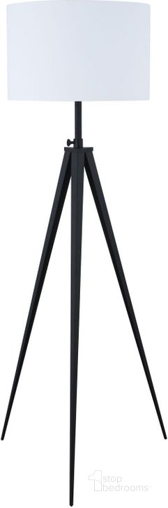The appearance of White And Black Tripod Floor Lamp designed by Coaster in the modern / contemporary interior design. This white and black piece of furniture  was selected by 1StopBedrooms from  to add a touch of cosiness and style into your home. Sku: 920074. Material: Metal. Product Type: Floor Lamp. Image1