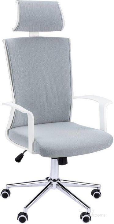 The appearance of White High Back Executive Office Chair designed by Monarch Specialties in the modern / contemporary interior design. This white piece of furniture  was selected by 1StopBedrooms from  to add a touch of cosiness and style into your home. Sku: I 7301. Material: Metal. Product Type: Office Chair. Image1