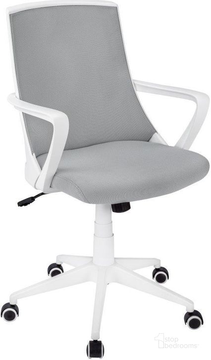 The appearance of White Office Chair In Multi Position I 7294 designed by Monarch Specialties in the modern / contemporary interior design. This white piece of furniture  was selected by 1StopBedrooms from  to add a touch of cosiness and style into your home. Sku: I 7294. Product Type: Office Chair. Material: Nylon. Image1