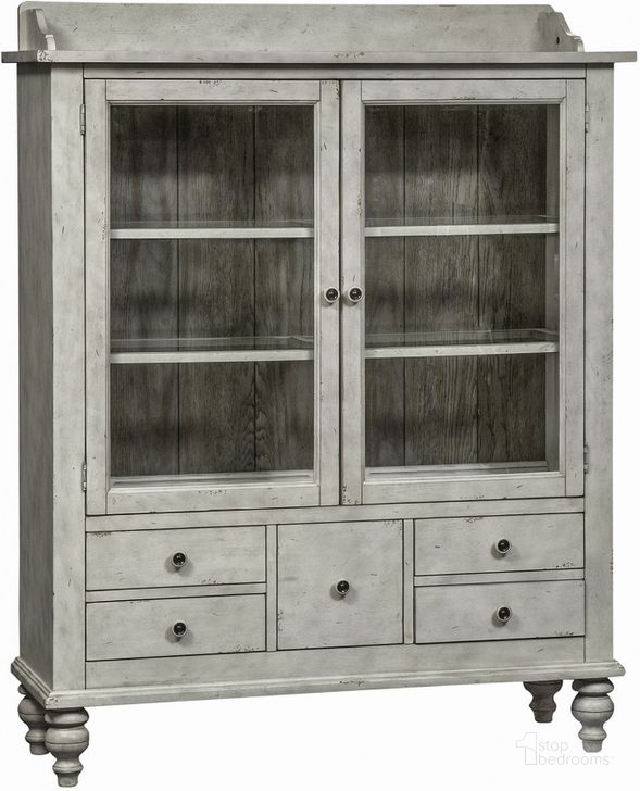 The appearance of Whitney Display Cabinet designed by Liberty in the traditional interior design. This weathered gray piece of furniture  was selected by 1StopBedrooms from Whitney Collection to add a touch of cosiness and style into your home. Sku: 661W-CH5468. Product Type: China Cabinets and Curio. Material: Rubberwood. Image1