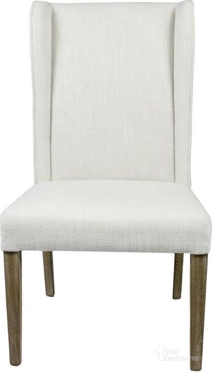 The appearance of Wilcox Side Chair In Ivory designed by Moti in the modern / contemporary interior design. This ivory piece of furniture  was selected by 1StopBedrooms from Wilcox Collection to add a touch of cosiness and style into your home. Sku: 88011066. Material: Polyester. Product Type: Side Chair. Image1