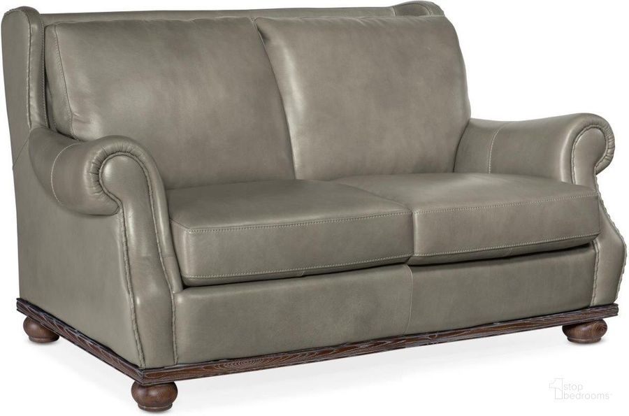 The appearance of William Stationary Loveseat SS707-02-094 designed by Hooker in the traditional interior design. This dark wood piece of furniture  was selected by 1StopBedrooms from William Collection to add a touch of cosiness and style into your home. Sku: SS707-02-094. Material: Leather. Product Type: Loveseat. Image1
