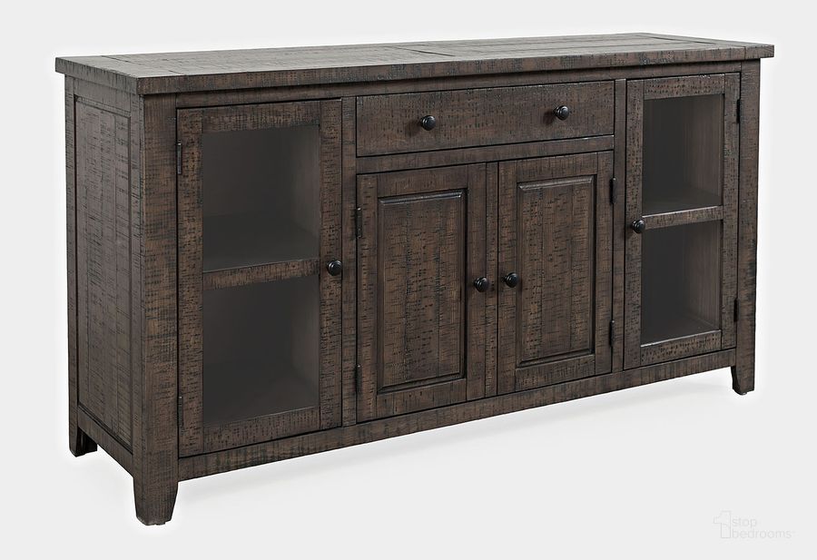 The appearance of Willow Creek Distressed Sideboard Server designed by Jofran in the transitional interior design. This distressed brown piece of furniture  was selected by 1StopBedrooms from Willow Creek Collection to add a touch of cosiness and style into your home. Sku: 2021-60. Material: Wood. Product Type: Buffets, Sideboards and Server. Image1