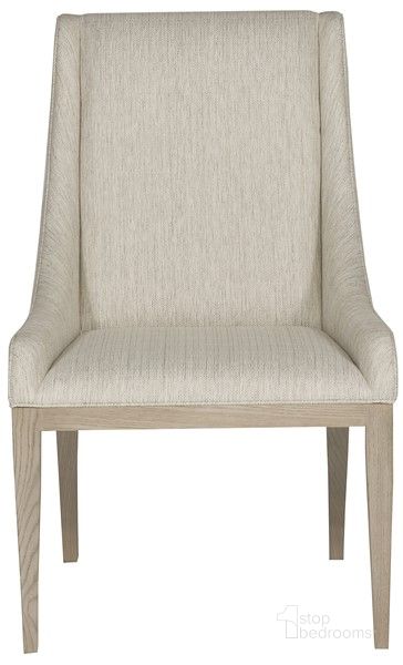 The appearance of Willow Dining Chair In Cream designed by Vanguard Furniture in the transitional interior design. This cream piece of furniture  was selected by 1StopBedrooms from Willow Collection to add a touch of cosiness and style into your home. Sku: TV813S. Product Type: Dining Chair. Material: Upholstery. Image1