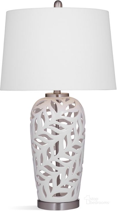 The appearance of Willow Table Lamp L3708T designed by Bassett Mirror Company in the transitional interior design. This nickel piece of furniture  was selected by 1StopBedrooms from Willow Collection to add a touch of cosiness and style into your home. Sku: L3708T. Material: Ceramic. Product Type: Table Lamp.