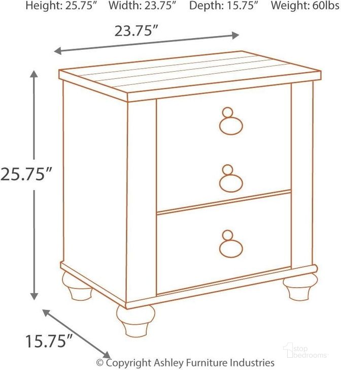 Willowton 2 Drawer Nightstand by Ashley Furniture 1StopBedrooms