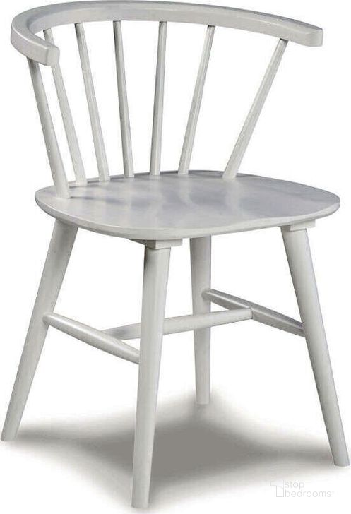 The appearance of Wilson Carlile White Dining Chair Set of 2 designed by Atelier Home in the modern / contemporary interior design. This white piece of furniture  was selected by 1StopBedrooms from Wilson Carlile Collection to add a touch of cosiness and style into your home. Sku: D407-01. Material: Wood. Product Type: Dining Chair. Image1