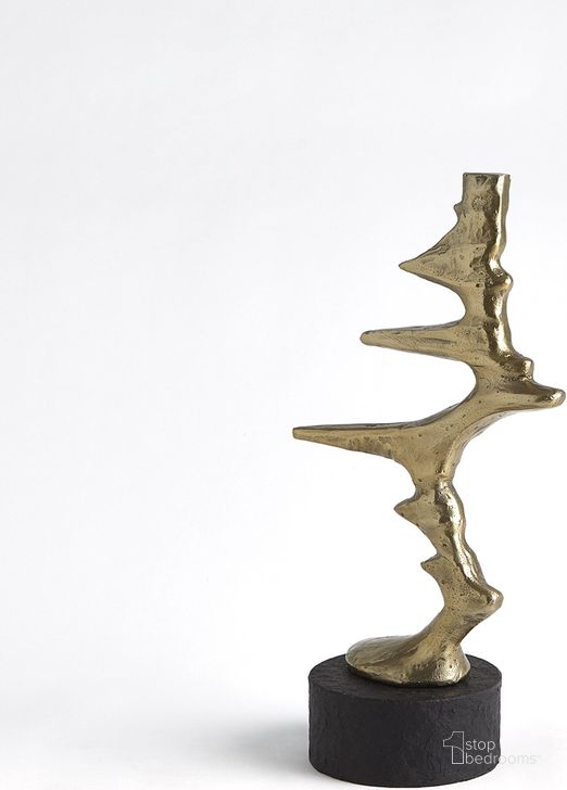 The appearance of Wind Blown Small Sculpture In Brass designed by Global Views in the modern / contemporary interior design. This black piece of furniture  was selected by 1StopBedrooms from Wind Collection to add a touch of cosiness and style into your home. Sku: 7.80612. Product Type: Sculpture. Material: Iron. Image1
