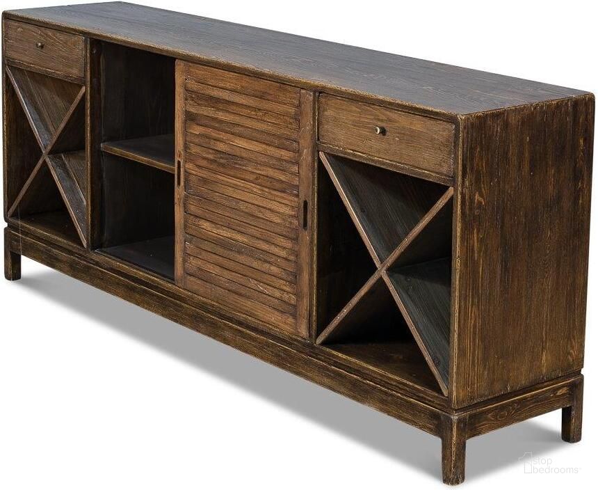 The appearance of Wine Bar Brown Sideboard designed by Sarreid in the transitional interior design. This brown piece of furniture  was selected by 1StopBedrooms from Wine Bar Collection to add a touch of cosiness and style into your home. Sku: 52751. Product Type: Sideboard. Image1