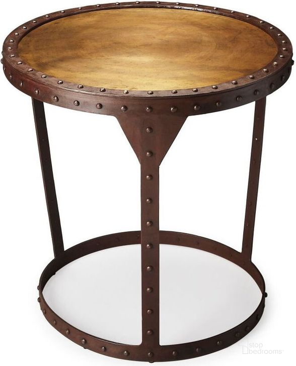 The appearance of Winthrop Way Bronze Side Table 0qb24398480 designed by Atelier Home in the transitional interior design. This bronze piece of furniture  was selected by 1StopBedrooms from Winthrop Way Collection to add a touch of cosiness and style into your home. Sku: 3301025. Product Type: Side Table. Material: Iron.
