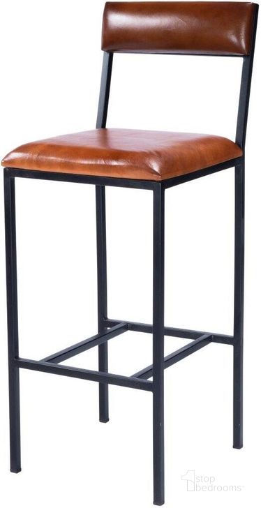 The appearance of Winthrop Way Medium Brown Barstool 0qb24398000 designed by Atelier Home in the modern / contemporary interior design. This medium brown piece of furniture  was selected by 1StopBedrooms from Winthrop Way Collection to add a touch of cosiness and style into your home. Sku: 5496330. Product Type: Barstool. Material: Iron. Image1