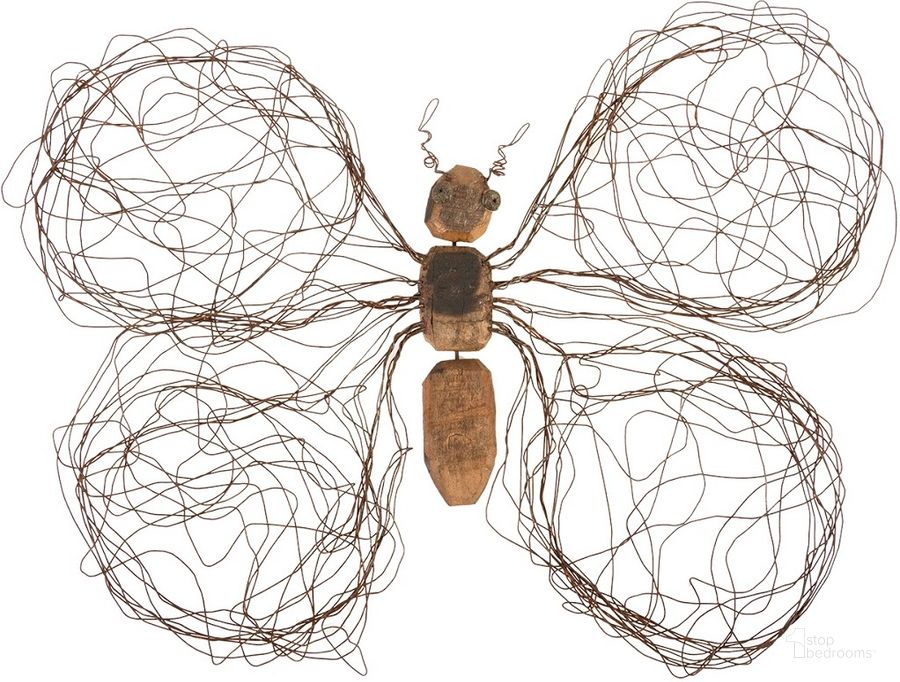 The appearance of Wire Wing Butterfly In Brown designed by Phillips Collection in the modern / contemporary interior design. This brown piece of furniture  was selected by 1StopBedrooms from Wire Collection to add a touch of cosiness and style into your home. Sku: TH76841. Material: Metal. Product Type: Decorative Accessory.