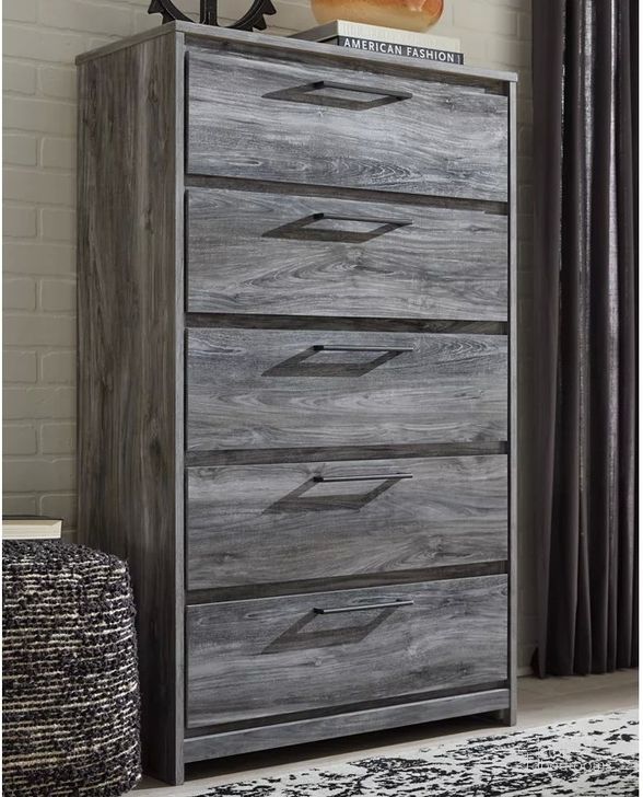 The appearance of Wirihana Gray Chest 0qd2207718 designed by Bennett Interiors in the transitional interior design. This gray piece of furniture  was selected by 1StopBedrooms from Wirihana Collection to add a touch of cosiness and style into your home. Sku: B221-46. Material: Wood. Product Type: Chest. Image1