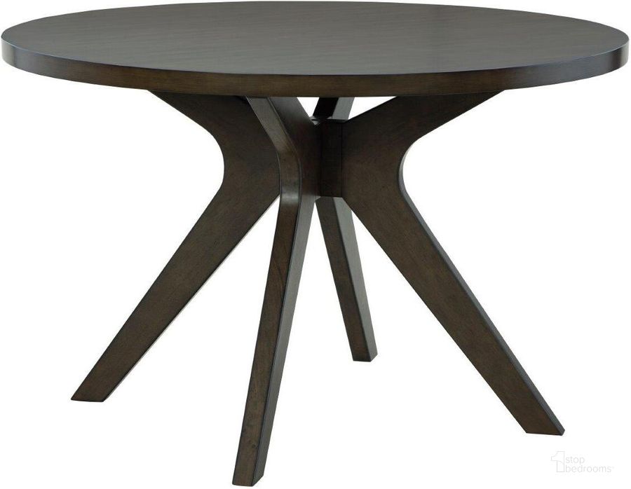 The appearance of Wittland Dark Brown Round Dining Room Table designed by Signature Design by Ashley in the modern / contemporary interior design. This dark brown piece of furniture  was selected by 1StopBedrooms from Wittland Collection to add a touch of cosiness and style into your home. Sku: D374-15. Material: Wood. Product Type: Pedestal. Image1