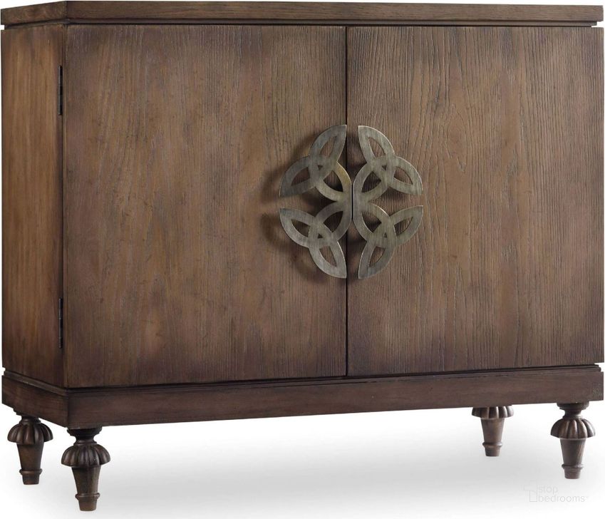 The appearance of Melange Brown Savion Chest designed by Hooker in the transitional interior design. This brown piece of furniture  was selected by 1StopBedrooms from Melange Collection to add a touch of cosiness and style into your home. Sku: 638-85044. Material: Wood. Product Type: Accent Chest. Image1