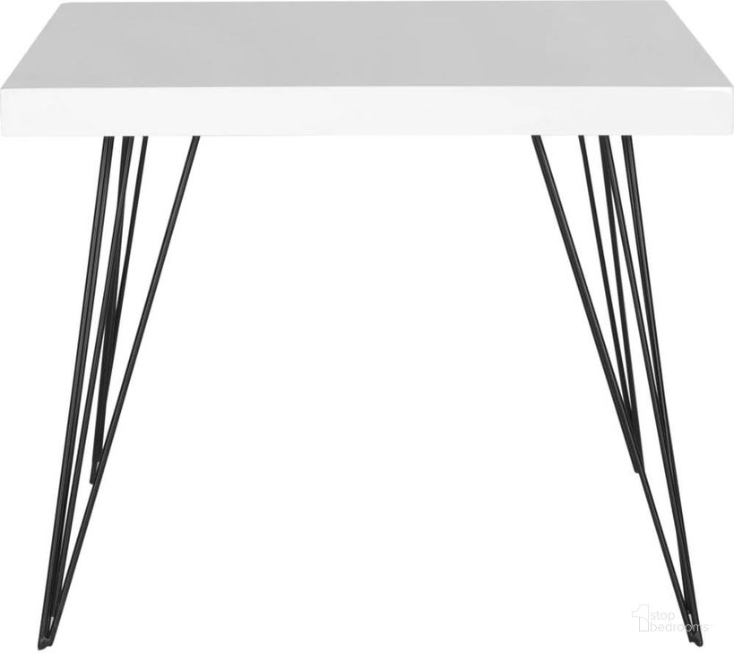 The appearance of Wolcott Black and White Lacquer Coffee Table designed by Safavieh in the modern / contemporary interior design. This white and black piece of furniture  was selected by 1StopBedrooms from Wolcott Collection to add a touch of cosiness and style into your home. Sku: FOX4206A. Product Type: Coffee Table. Material: Iron. Image1