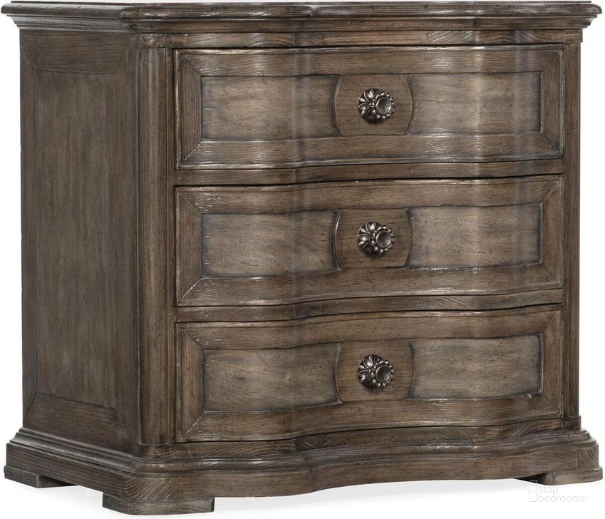 The appearance of Woodlands Medium Wood Drawer Nightstand designed by Hooker in the traditional interior design. This medium wood piece of furniture  was selected by 1StopBedrooms from Woodlands Collection to add a touch of cosiness and style into your home. Sku: 5820-90016-84. Material: Wood. Product Type: Nightstand. Image1