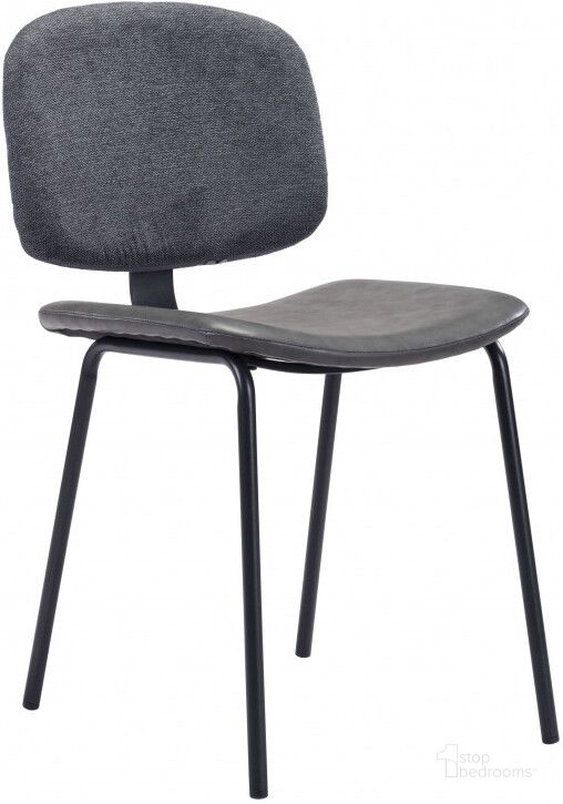 The appearance of Worcester Gray Chair Set Of 2 designed by Zuo Modern in the modern / contemporary interior design. This gray piece of furniture  was selected by 1StopBedrooms from Worcester Collection to add a touch of cosiness and style into your home. Sku: 101718. Material: Steel. Product Type: Chair. Image1