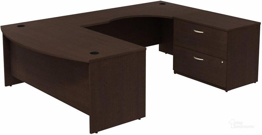 The appearance of Woss Mocha Cherry Desk & Hutch 0qb24510066 designed by Artisan Elegance in the transitional interior design. This mocha cherry piece of furniture  was selected by 1StopBedrooms from Woss Collection to add a touch of cosiness and style into your home. Sku: SRC019MRRSU. Product Type: Desk. Image1