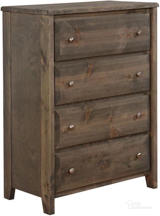 The appearance of Wrangle Hill Gun Smoke Bunkbed Chest designed by Coaster in the traditional interior design. This brown piece of furniture  was selected by 1StopBedrooms from Wrangle Hill Collection to add a touch of cosiness and style into your home. Sku: 400835. Material: Wood. Product Type: Chest. Image1