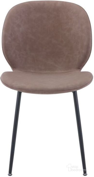 The appearance of Wright Contemporary Upholstered Faux Leather Dining Chair Set of 4 In Brown designed by Jofran in the modern / contemporary interior design. This brown piece of furniture  was selected by 1StopBedrooms from Prelude Collection to add a touch of cosiness and style into your home. Sku: 2201EC-WRIGHTCHAIR. Product Type: Dining Chair. Material: Plywood. Image1