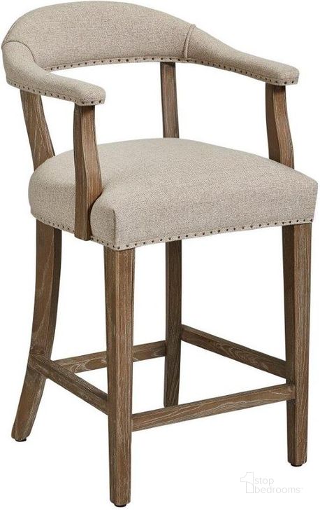 The appearance of Wyatt Counter Stool designed by Furniture Classics in the modern / contemporary interior design. This linen piece of furniture  was selected by 1StopBedrooms from Wyatt Collection to add a touch of cosiness and style into your home. Sku: 20-322. Material: Wood. Product Type: Barstool. Image1
