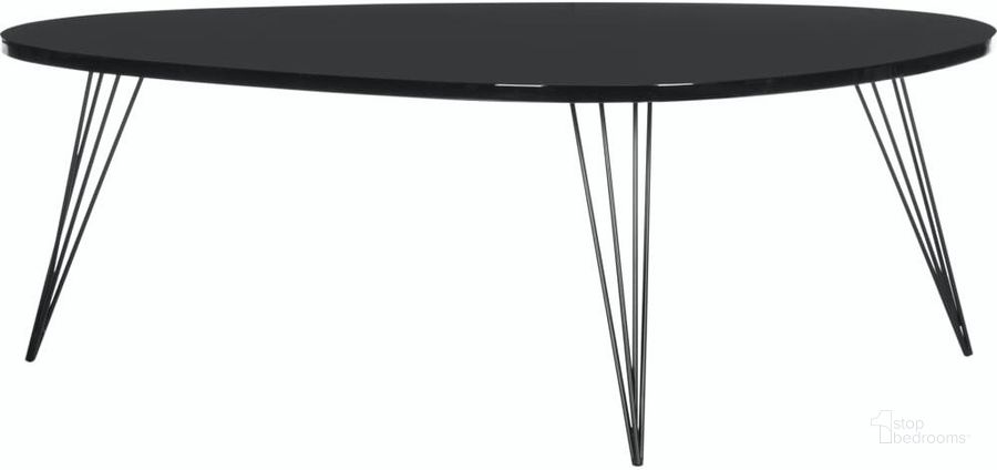 The appearance of Wynton Black Retro Mid Century Lacquer Coffee Table designed by Safavieh in the modern / contemporary interior design. This black piece of furniture  was selected by 1StopBedrooms from Wynton Collection to add a touch of cosiness and style into your home. Sku: FOX4215D. Product Type: Coffee Table. Material: Iron. Image1