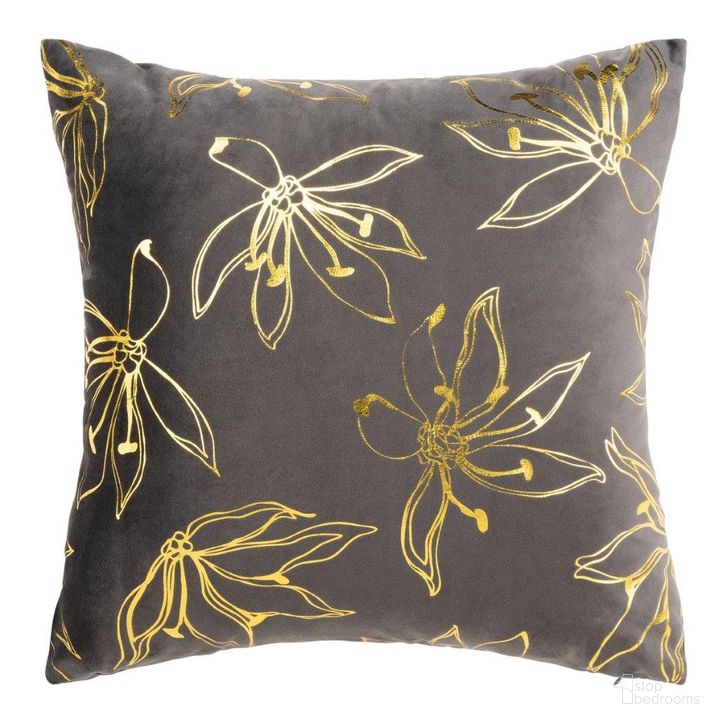 The appearance of Yari Pillow in Grey and Gold designed by Safavieh in the transitional interior design. This grey/gold piece of furniture  was selected by 1StopBedrooms from Yari Collection to add a touch of cosiness and style into your home. Sku: PLS7146A-1818. Product Type: Pillow. Image1