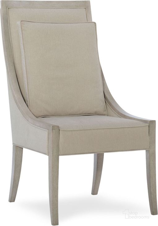 The appearance of Elixir Gray Beige Host Chair designed by Hooker in the modern / contemporary interior design. This gray piece of furniture  was selected by 1StopBedrooms from Elixir Collection to add a touch of cosiness and style into your home. Sku: 5990-75500-LTWD. Material: Wood. Product Type: Dining Chair.