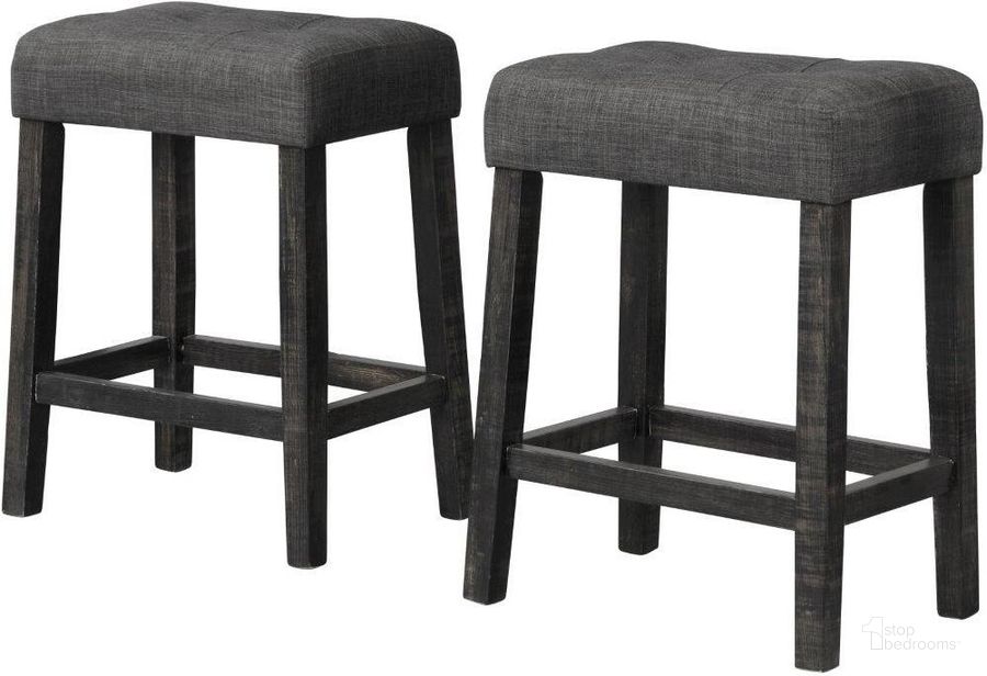 The appearance of Yosef 24 Inch Wood Counter Stool Set of 2 In Oak designed by Best Master Furniture in the transitional interior design. This oak piece of furniture  was selected by 1StopBedrooms from Yosef Collection to add a touch of cosiness and style into your home. Sku: CD039DWS. Material: Wood. Product Type: Barstool. Image1