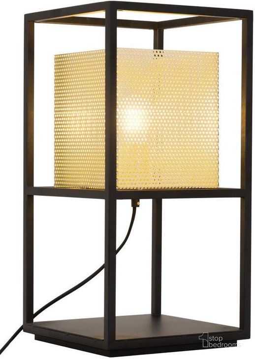 The appearance of Yves Table Lamp Gold and Black designed by Zuo Modern in the modern / contemporary interior design. This gold and black piece of furniture  was selected by 1StopBedrooms from Yves Collection to add a touch of cosiness and style into your home. Sku: 56129. Material: Steel. Product Type: Table Lamp. Image1